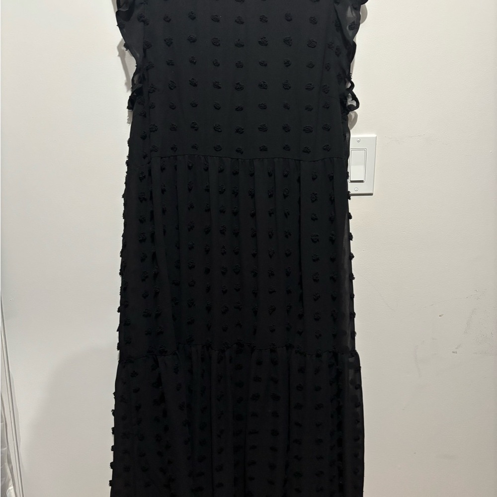 Chic Black Midi Dress